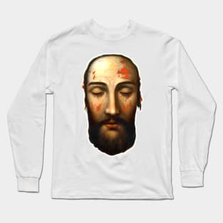 The Holy Face of Jesus Christ suffering martyrdom Long Sleeve T-Shirt